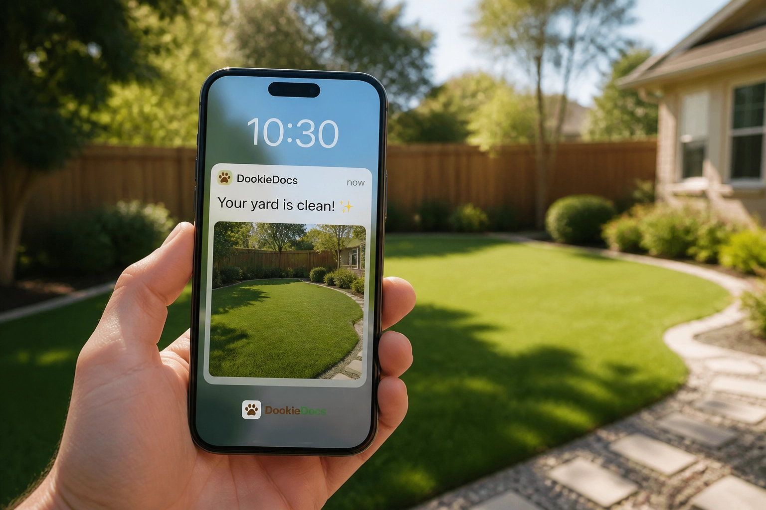Photo proof service: you get a text when we're done
